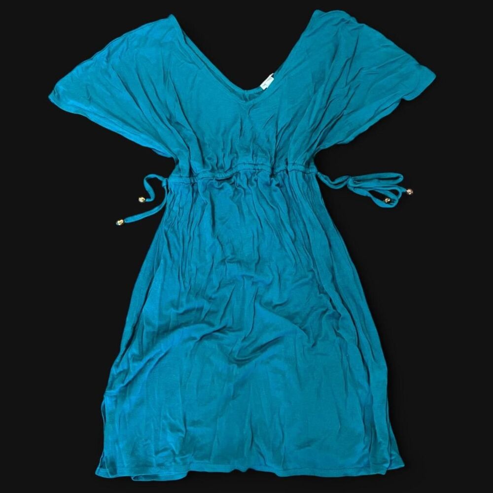Women's Blue and Green Dress